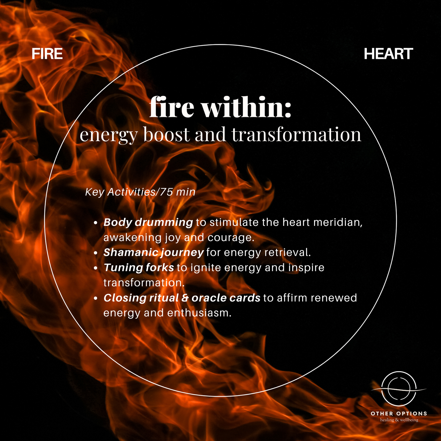Menu 3.1 Five Elemental Harmony Sound Healing (5 x 75 min session)