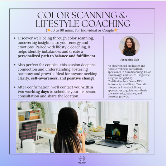 Color Scanning & Lifestyle Coaching - 60 to 90 min (1v1 with Josephine)