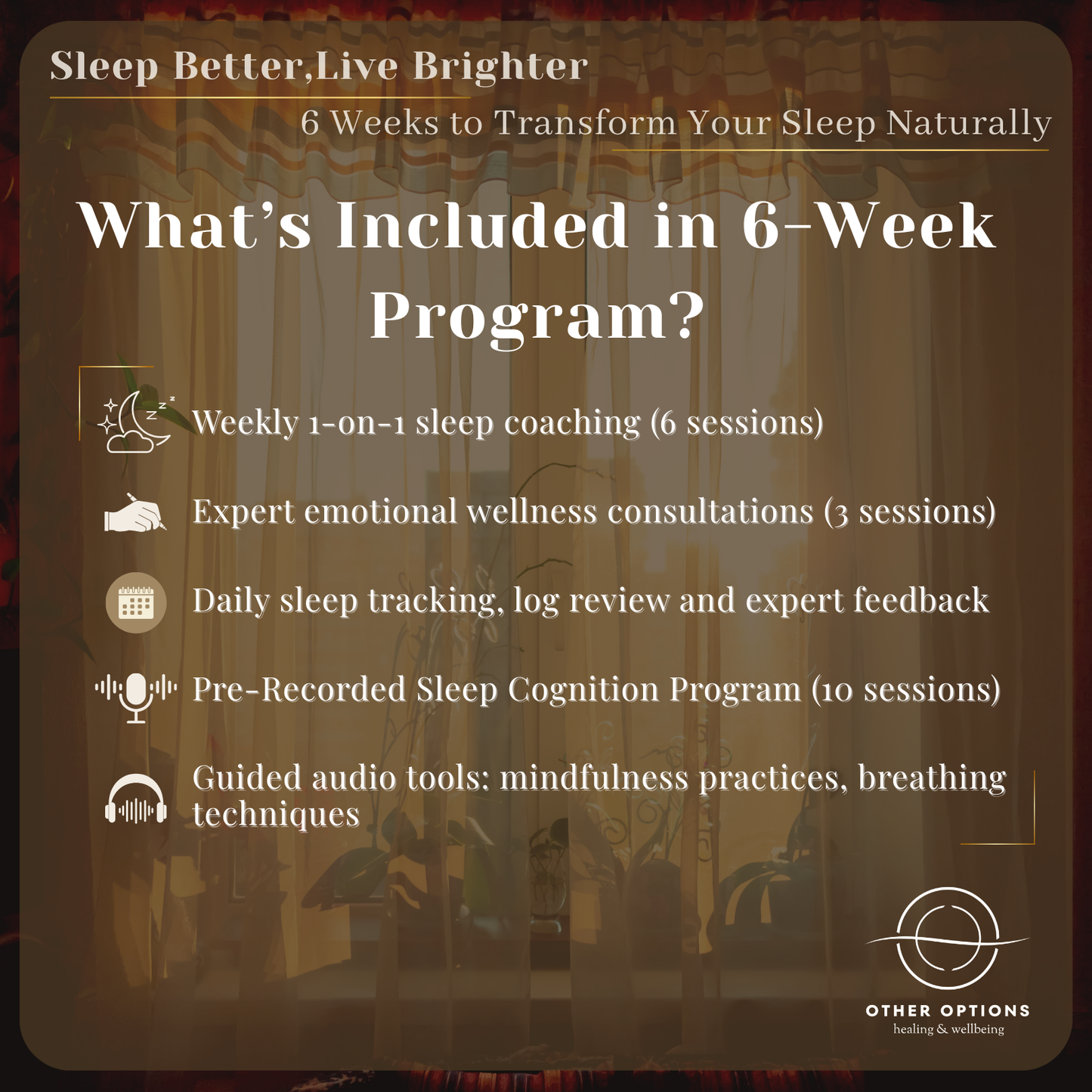 Rest & Renew: 6-Week Sleep Coaching Journey for Women (1v1 with Karen Wu)