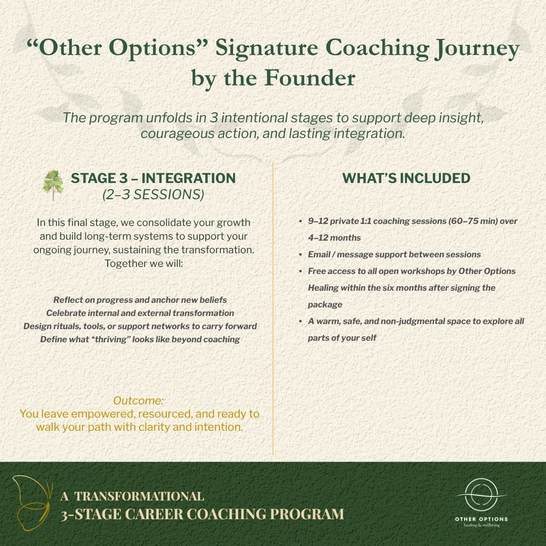 A Transformational 3-Stage Career Coaching Program