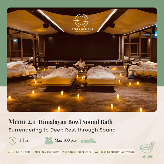 Menu 2.1  Himalayan Bowl Sound Bath (1 hrs)