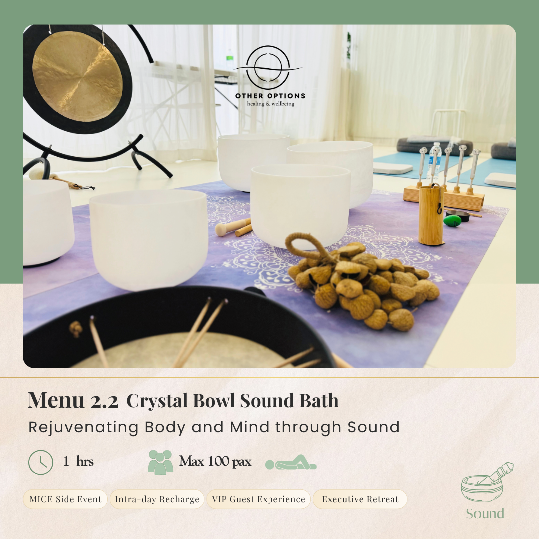 Menu 2.2  Crystal Bowl Sound Bath (1 hrs)