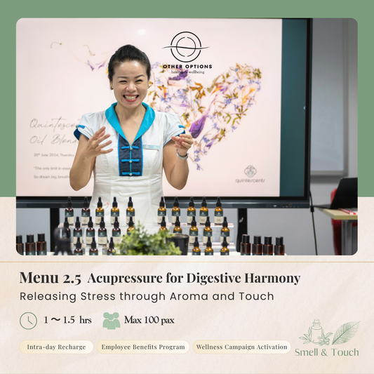 Menu 2.5  Acupressure for Digestive Harmony (1-1.5 hrs)